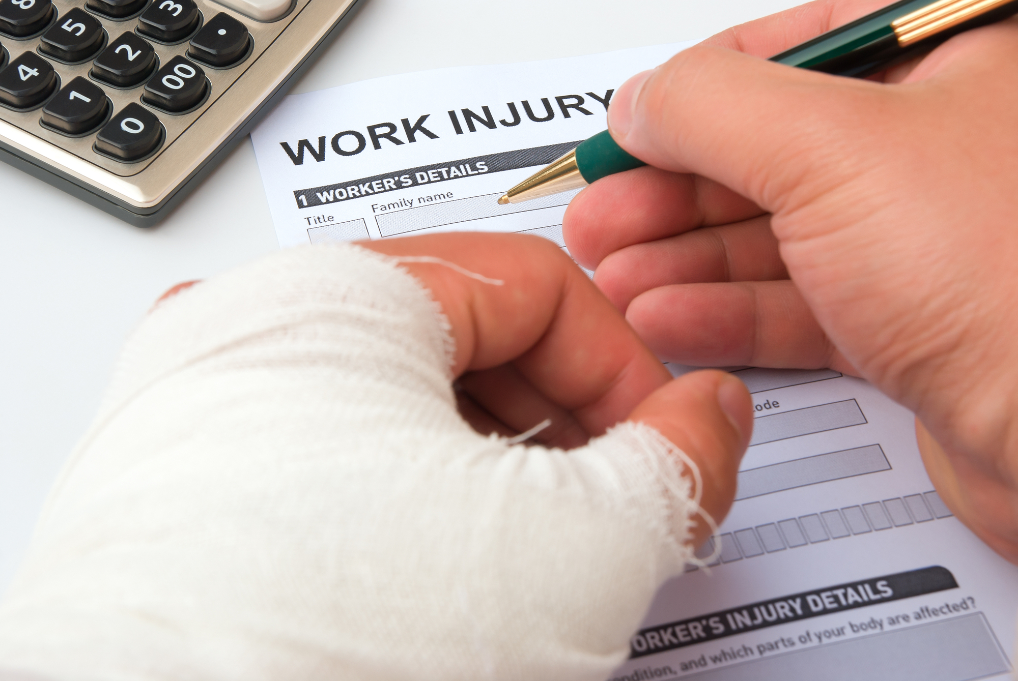 Navigating Workers' Compensation - filling up a work injury claim form