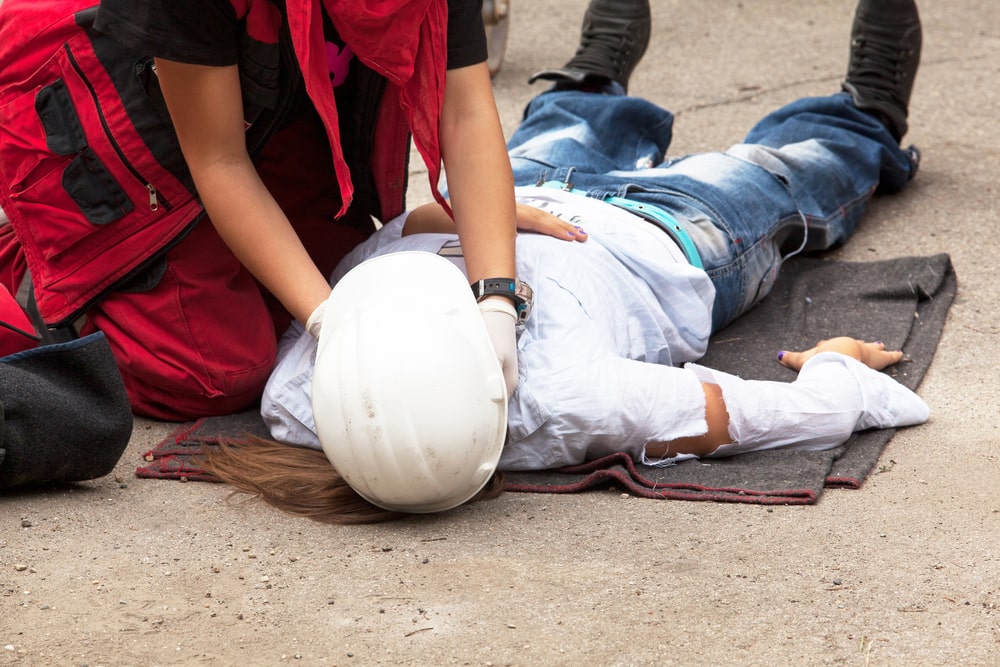 injured worker meets Buffalo, NY construction accident lawyer